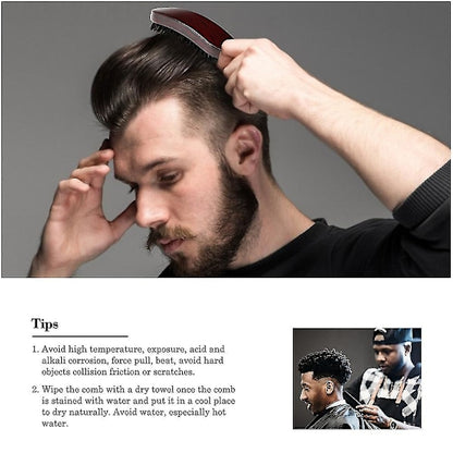 Boar Bristle Hair Brush for Men Women and Kids, 360 Wave Brush for Daily Use, Soft Natural Bristles - Image 2