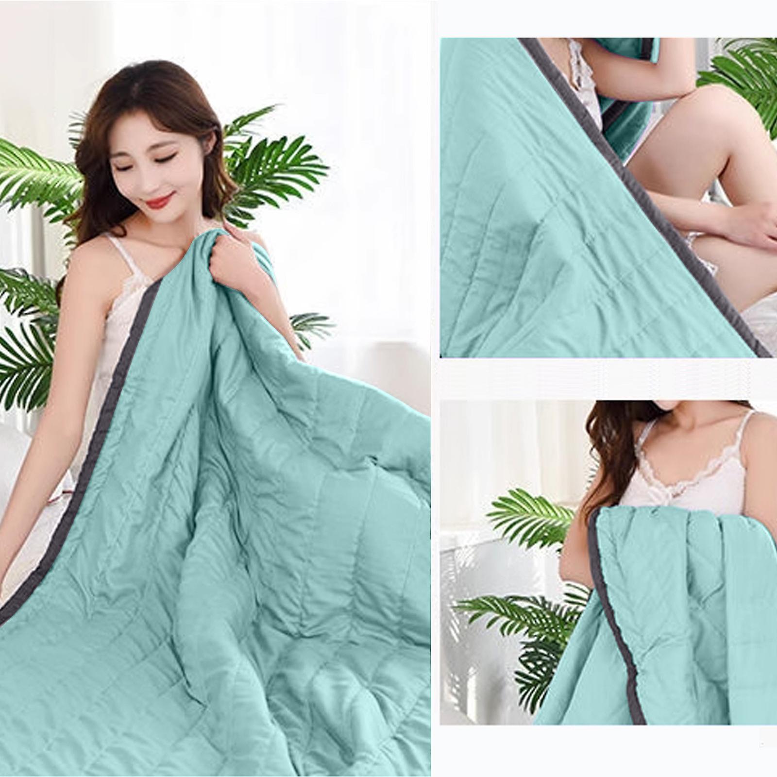 Cooling Blanket 100x140cm Double-Sided Summer Cooling Fiber for Hot Sleepers and Night Sweats - Image 5