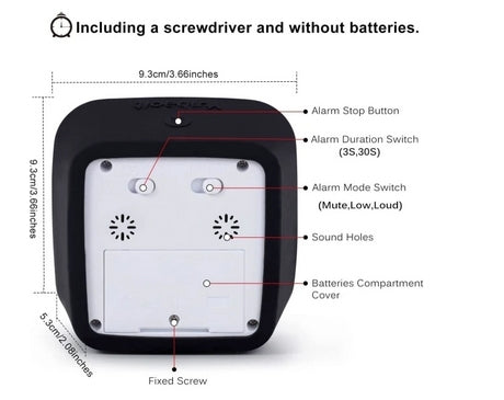 Visual Timer 60 Minute Classroom Timer for Kids Black 150 - Image 4