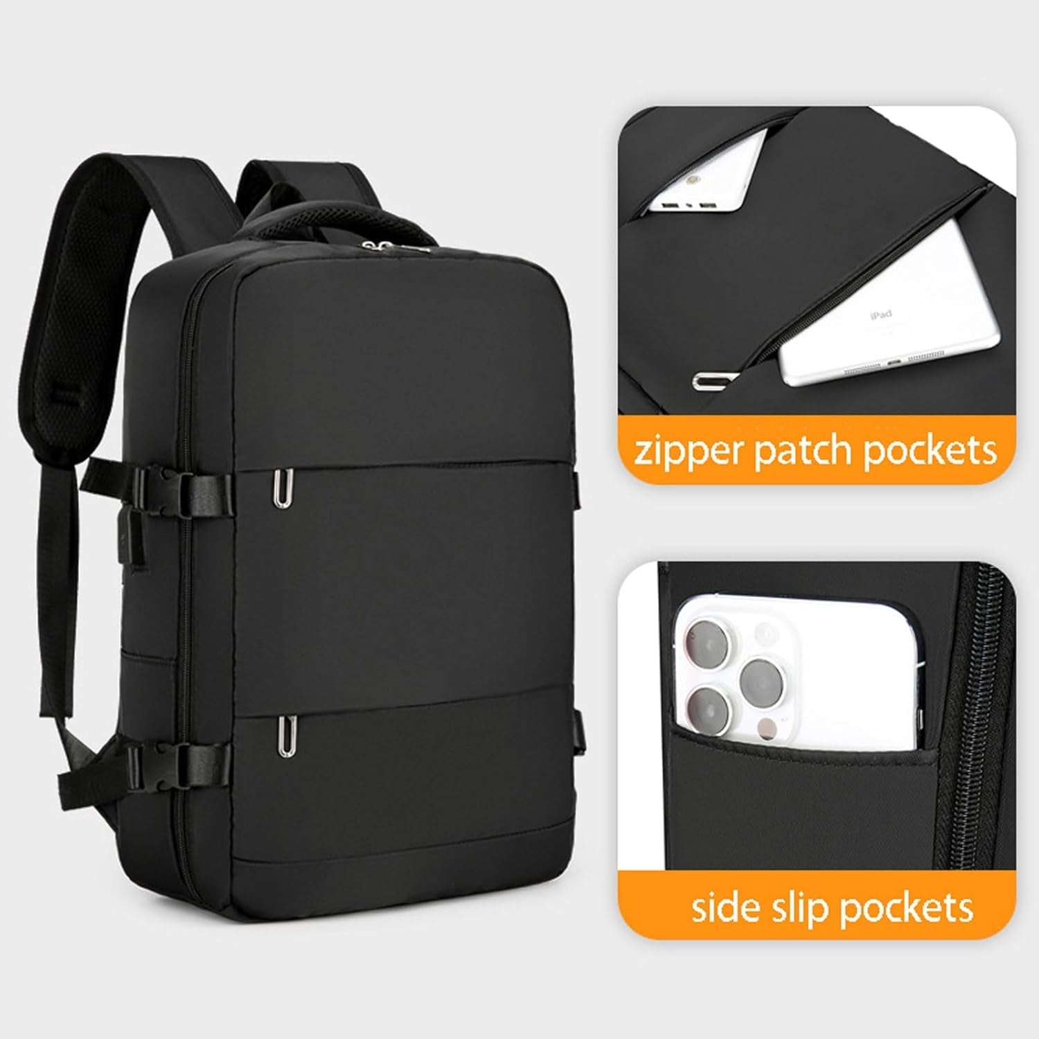 40x20x25 cm cabin bag backpack, ryanair cabin bag, cabin bag, travel backpack, laptop backpack for men and women-xindaren - Image 4