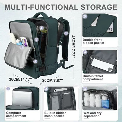 40x20x25 cm cabin bag backpack, ryanair cabin bag, cabin bag, travel backpack, laptop backpack for men and women-xindaren - Image 5