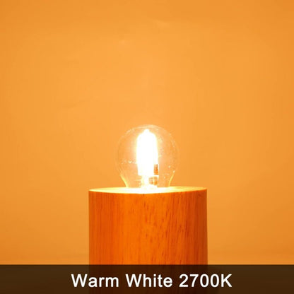 E27 Halogen Bulbs 6-Pack, 28W G45 Dimmable Warm White 2700K Golf Ball Clear Blub, Compatible with Chandeliers - Image 2