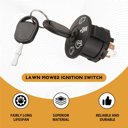 4-position ignition lock with key for riding lawn mower tractor 193350 532193350 - Image 3