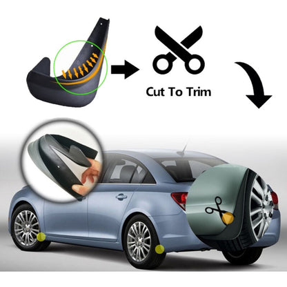 BMW Mud Flaps Compatible with 3 5 7 Series E30 E46 E90 E91 E92 E93 E60 F10 F11 G30 E38 E65 F01 Universal Fit - Image 3