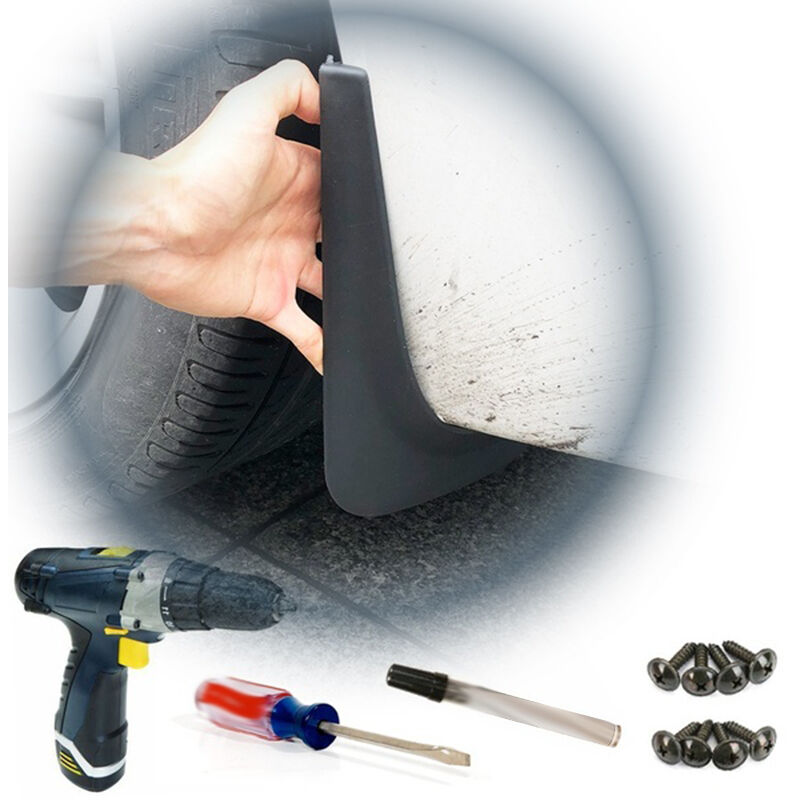 BMW Mud Flaps Compatible with 3 5 7 Series E30 E46 E90 E91 E92 E93 E60 F10 F11 G30 E38 E65 F01 Universal Fit - Image 4
