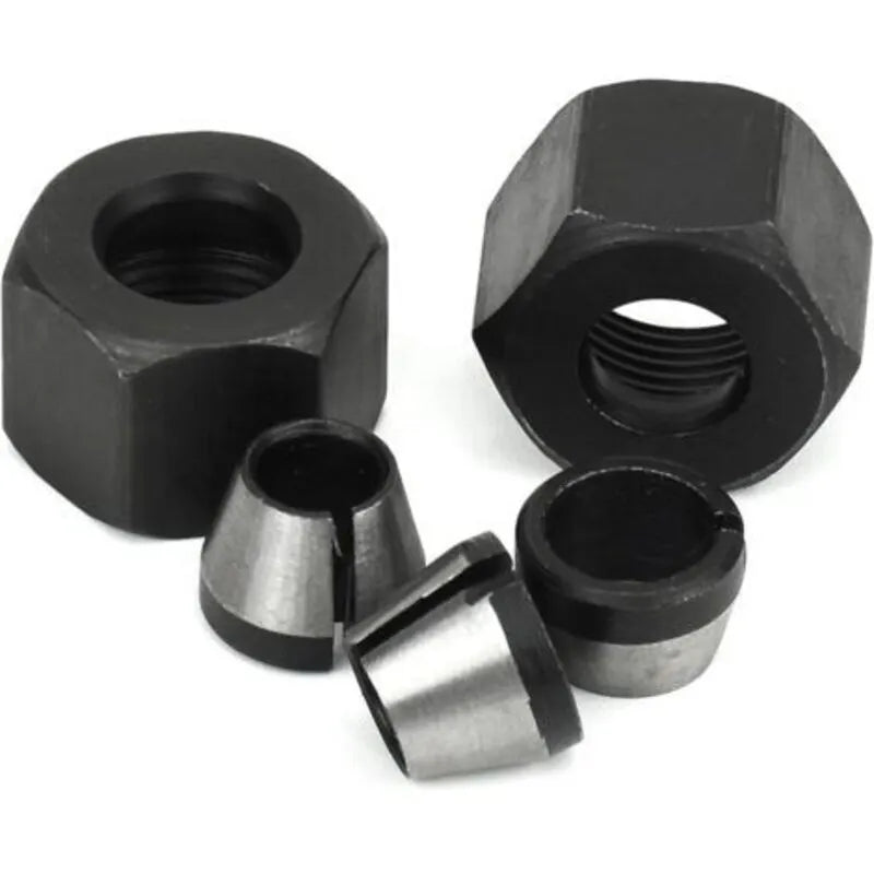 Router Collet Set of 6 - 6mm 6.35mm 8mm Countersunk Milling Chuck Collet Adapter - Image 4