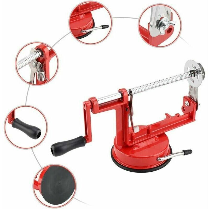 Stainless Steel Tornado Potato Chips Machine Spiral Cutter Peeler Fruit Corer Slicer - Image 2