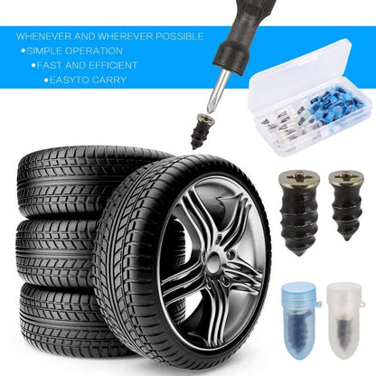 Tire Repair Rubber Nails 30Pcs for Car Motorcycle with Screwdriver 15 Small 15 Large - Image 4