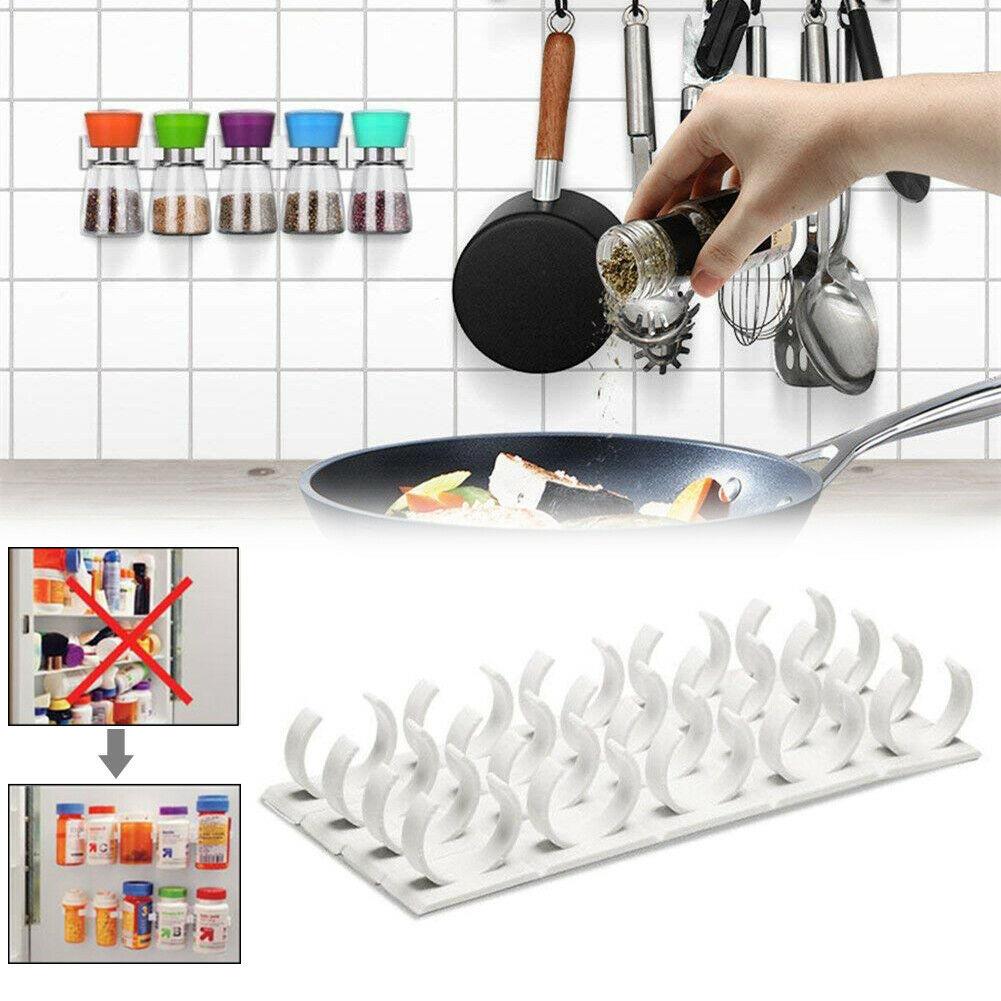 White Spice Rack Organizer 4-Pack for 20 Spices - Image 2