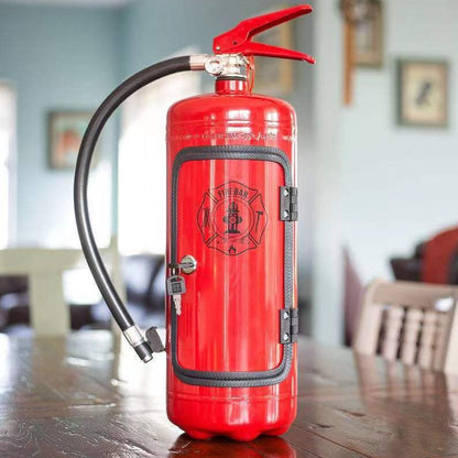Red Wine Cabinet Minibar with Fire Extinguisher Gift for Men - Image 2
