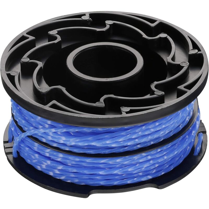 BLACK+DECKER Replacement Trimmer Spools 3-Pack A6441X3-XJ 3 x 12 m 1.5 mm Nylon Line Reflex Plus Self-Unwinding Blue - Image 2