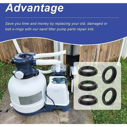 4 pcs 11412 Pool Filter Pump Washers L-ring Compatible with INTEX Sand Filter Pump Motor - Image 5