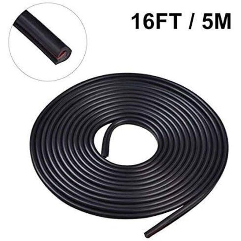 Car Door Edge Protector Rubber Strip Anti-Scratch, 5M Car Door Protector Compatible with Most Vehicles - Image 5