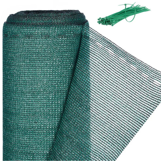 Fence Fabric Privacy Screen 1x5m Green HDPE UV-Stabilized Weatherproof for Garden Fences and Balcony Railings