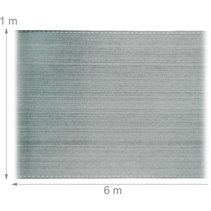 Fence Fabric Privacy Screen 1x5m Green HDPE UV-Stabilized Weatherproof for Garden Fences and Balcony Railings - Image 4
