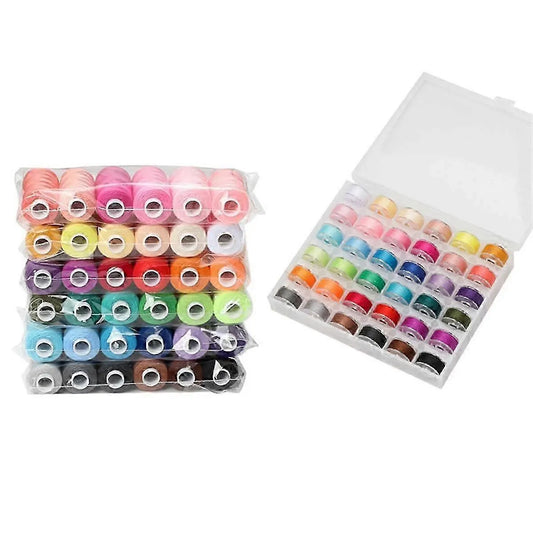 Pre-Wound Sewing Machine Thread Set 72 pcs 36 Colors Compatible 365 Meters Per Spool - Image 5