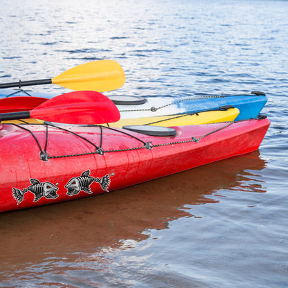Kayak Fishing Boat Decal Sticker Set of 2, 25x13cm Reflective Car Decal Accessories - Image 4