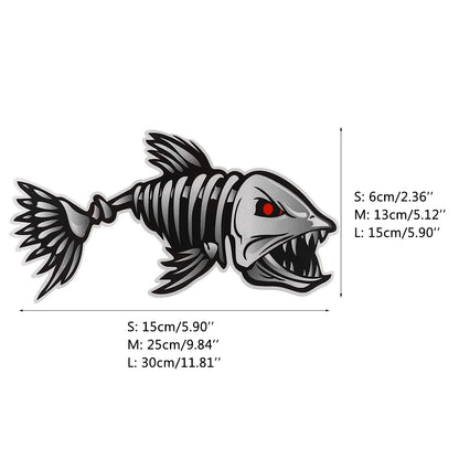 Kayak Fishing Boat Decal Sticker Set of 2, 25x13cm Reflective Car Decal Accessories - Image 5