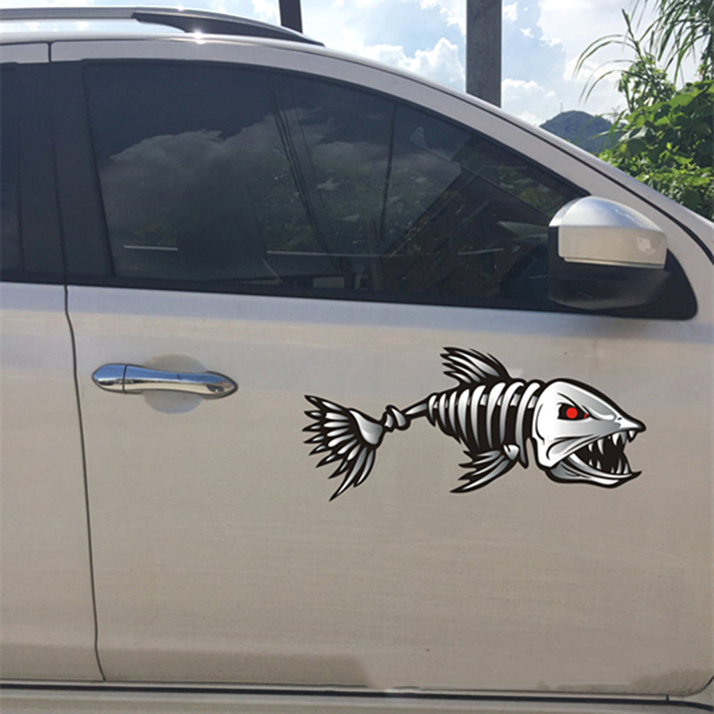 Kayak Fishing Boat Decal Sticker Set of 2, 25x13cm Reflective Car Decal Accessories - Image 7