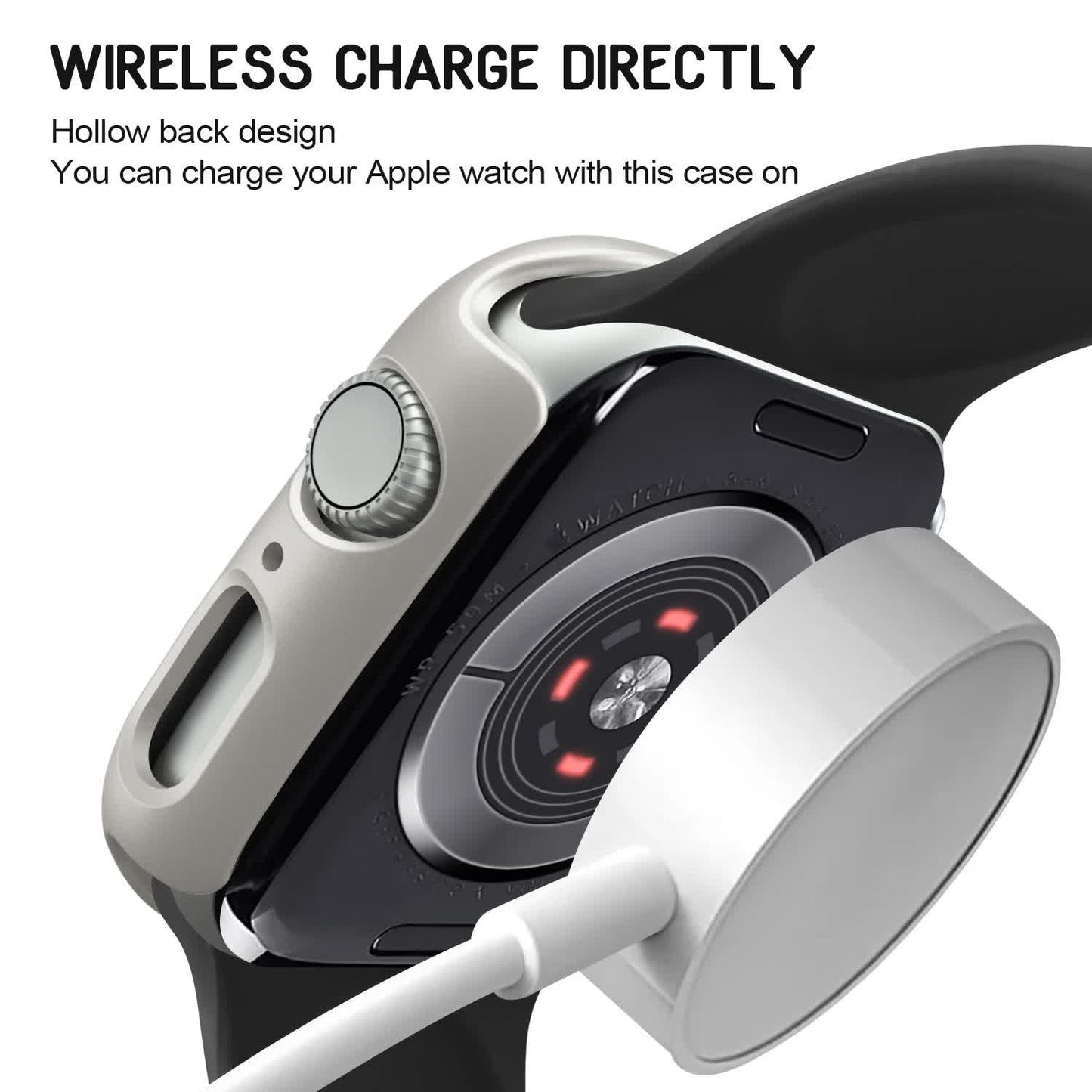 Hard PC Case for Compatible with Apple Watch 45mm 41mm 38mm 42mm 40mm 44mm iWatch SE Series 9 8 7 6 5 4 3 2 1 Matte Bumper Frame 3pcs - Image 7