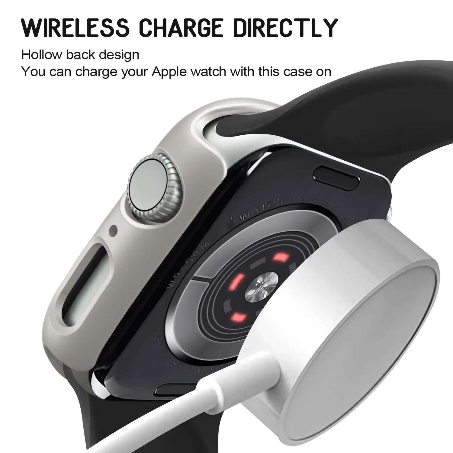 Hard PC Case for Compatible with Apple Watch 45mm 41mm 38mm 42mm 40mm 44mm iWatch SE Series 9 8 7 6 5 4 3 2 1 Matte Bumper Frame 3pcs - Image 7