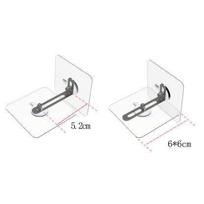 6 Pcs Furniture Wall Anchors Kit, Anti-Tip No-Drill Installation for Shelf and Furniture Safety, Compatible with Various Brands - Image 2
