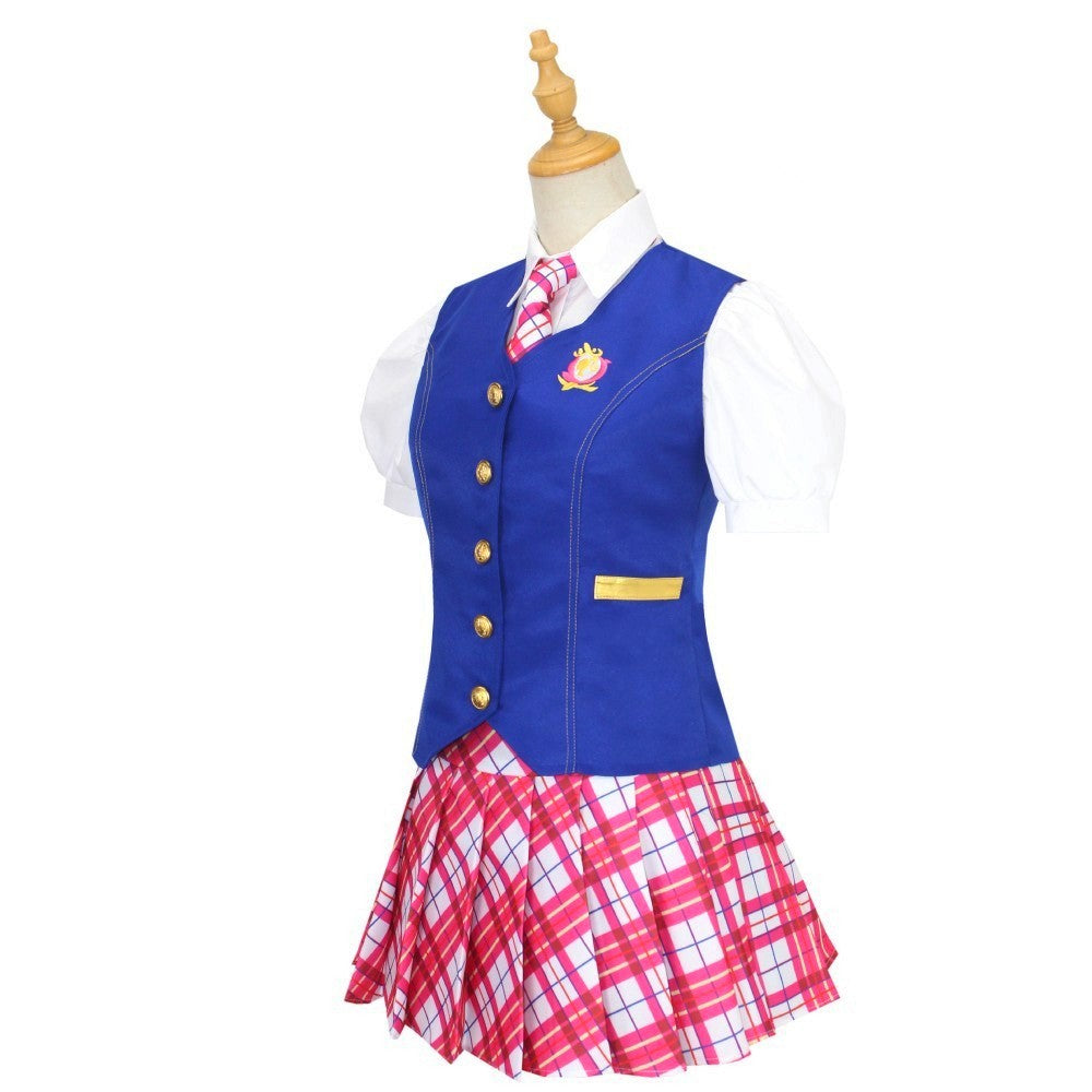 Barbie Movie Delancy Dress Four-Piece Set S Ever After High Princess Academy School Uniform Costume - Image 3