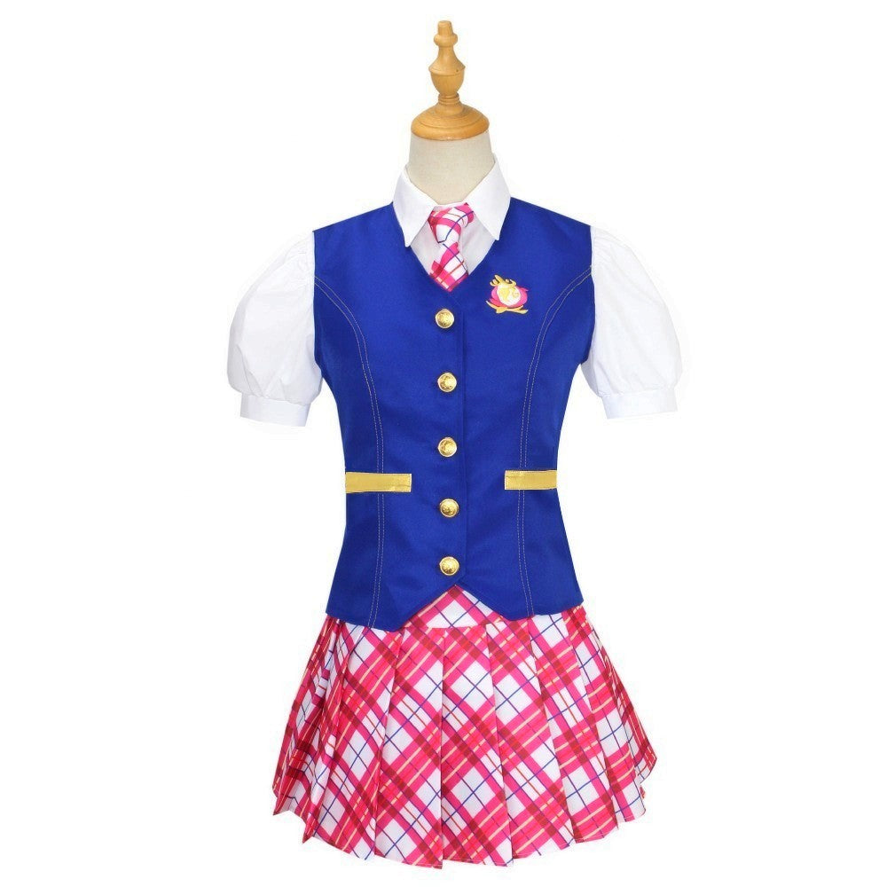 Barbie Movie Delancy Dress Four-Piece Set S Ever After High Princess Academy School Uniform Costume - Image 6