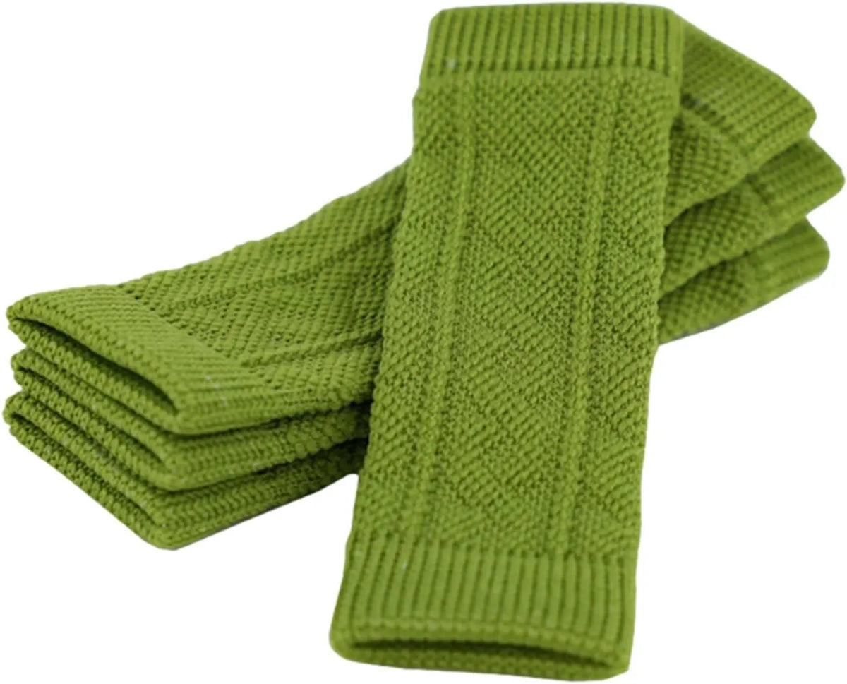 Dog Elbow Protector, 4 Dog Legs Knitted Socks, Dog Wound with Skin Friendly, Pet Leg Wound Protector, Dog Leg Warmer Wraps, Pet Elbow Protective Sleeve for Small Medium Dogs