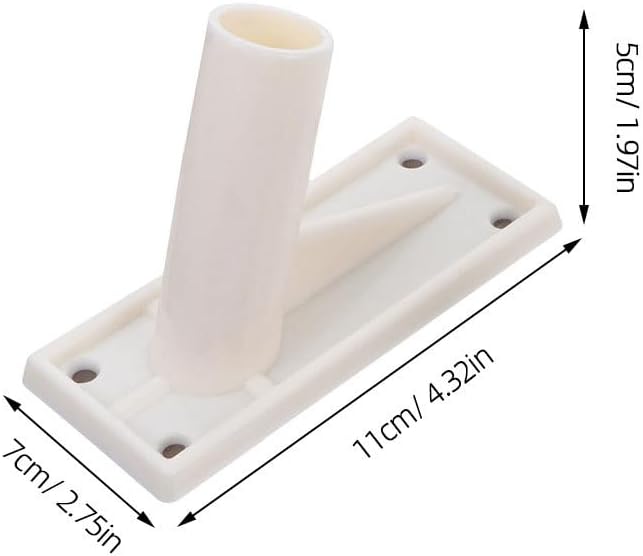 3pcs Flag Pole Holder Wall Mount Flag Stand Flag Pole Mounting Bracket Self Adhesive Flag Pole Mount Plastic Flag Rod Bracket Flagpole Hardware Heavy Duty Flag Bracket Flag Holders - Image 4