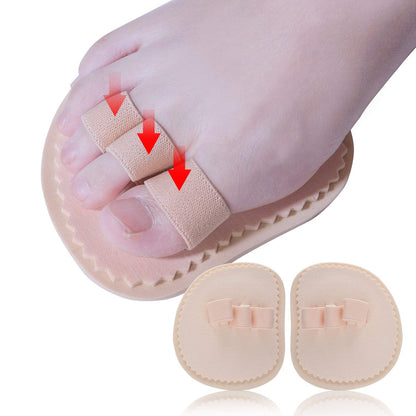 Toe Splint & Straightener, Adjustable Loops Hammer Toe Correctors Brace w/ Slip-on Cushion Metatarsal Pads for Claw Curled & Crooked Toes - Support Guard for Pre Post Surgery (3 loops 1 pair) - Image 4