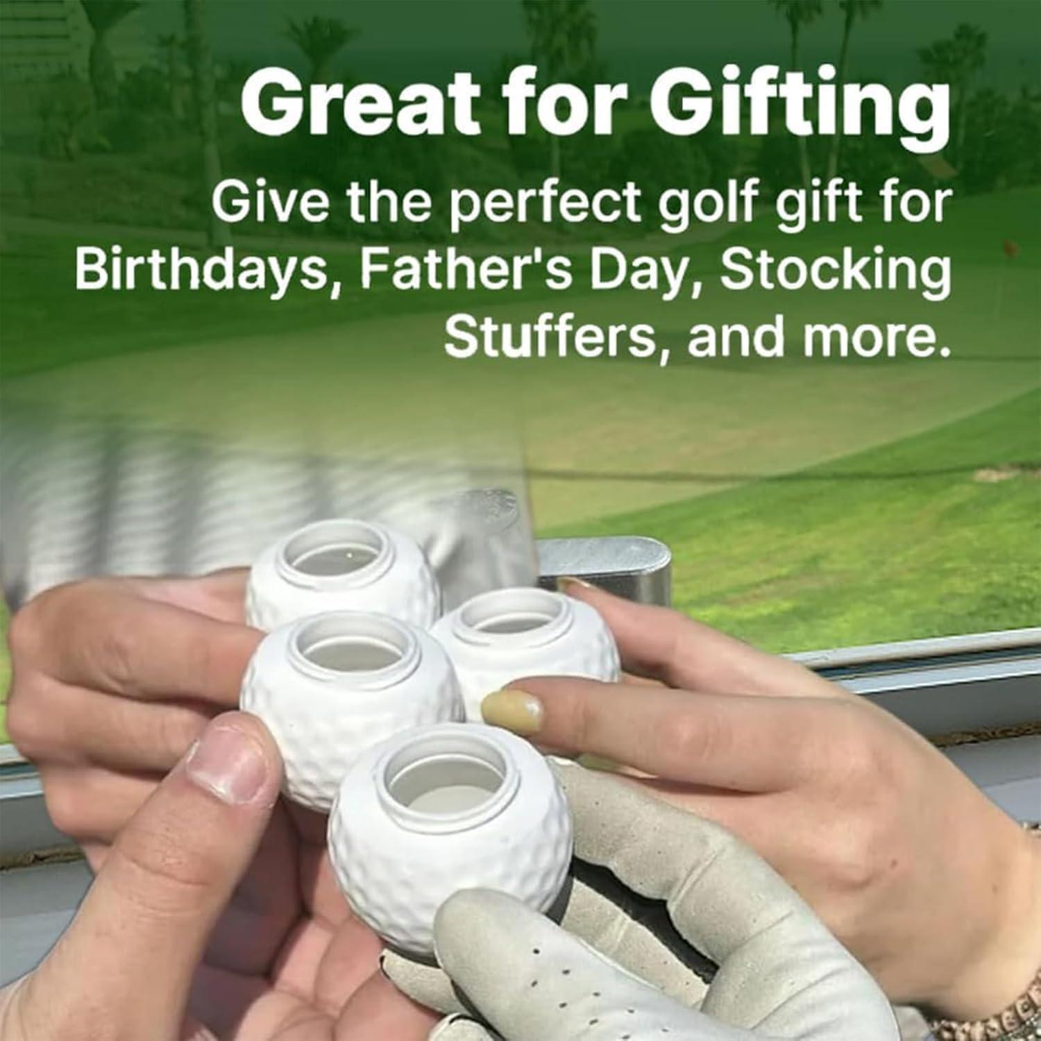 Golf Shots - Golf Ball Shaped Shot Glass, Golf Ball Shot Glasses,1.5oz Cool Golf Ball Shot Glass,for Golf Enthusiasts-Novelty Shot Glasses-Novelty Shot Glasses (9PCS) - Image 3