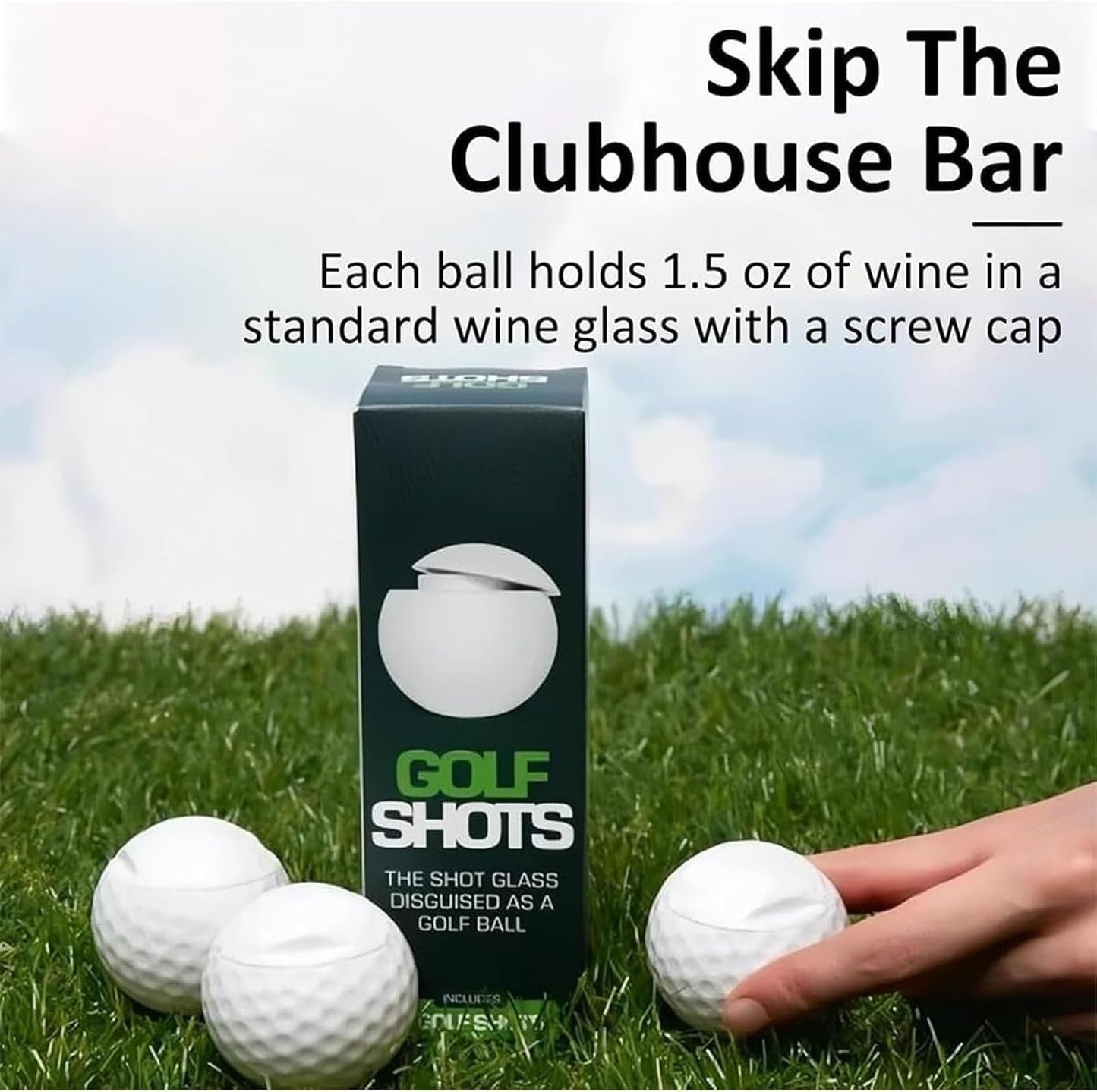 Golf Shots - Golf Ball Shaped Shot Glass, Golf Ball Shot Glasses,1.5oz Cool Golf Ball Shot Glass,for Golf Enthusiasts-Novelty Shot Glasses-Novelty Shot Glasses (9PCS) - Image 4