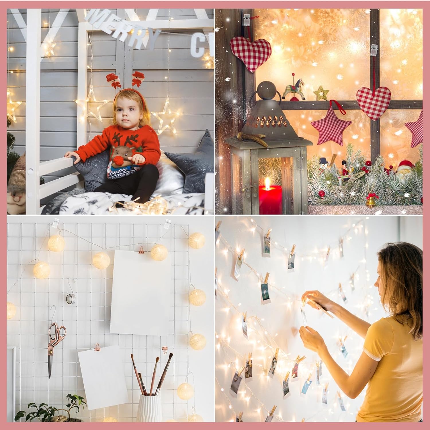 15 Pcs Tapestry Wall Hanging Clips, Self Adhesive Clips Wall Clips Poster Hanger Shower Curtain Clips Double-Sided Adhesive Spring Clips for Blanket Poster Clothing Wall Flag (Clear) - Image 3