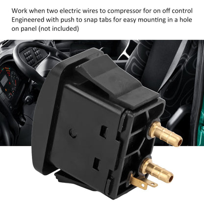 Air Spring Activation Switch Electric Cab Seat Valve Switch Paddle Type Push to Snap Tab ON Off ON Compressor Accessory Air Ride Suspension Control Switch - Image 4