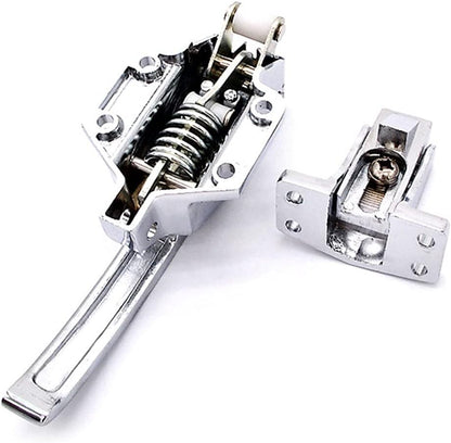 Freezer Handle,Walk-in Cooler Door Handle, Adjustable Latch Spring Loaded Walk in Freezer Cooler Grip Industrial Machinery and Equipment Refrigerator Oven Refrigerator Door Handle - Image 3