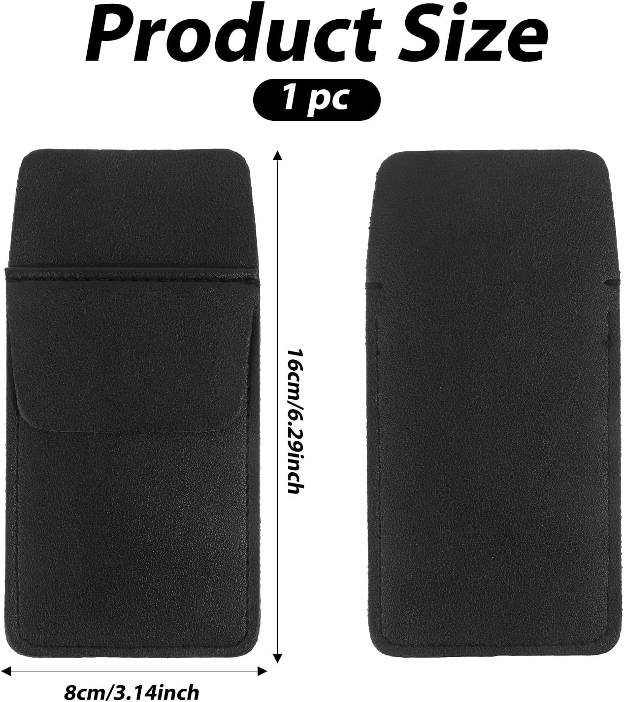 Pocket Protector, PU Leather Pocket Organizer, Pocket Pouch for Men Pocket Shirt Lab Coat for School Office Hospital Supplies - Image 2