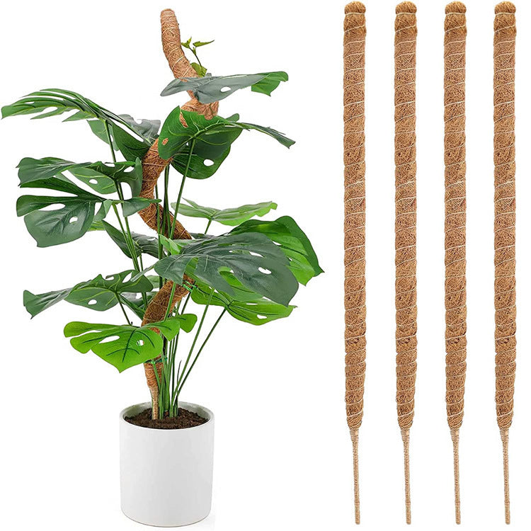 4 pcs Monstera moss rods for indoor plants, bendable plant holder