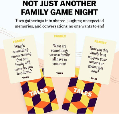 TALES Family Edition 150 Conversation Cards for Adults Teens Kids Compatible with Braun Gifts Holidays Gatherings - Image 4