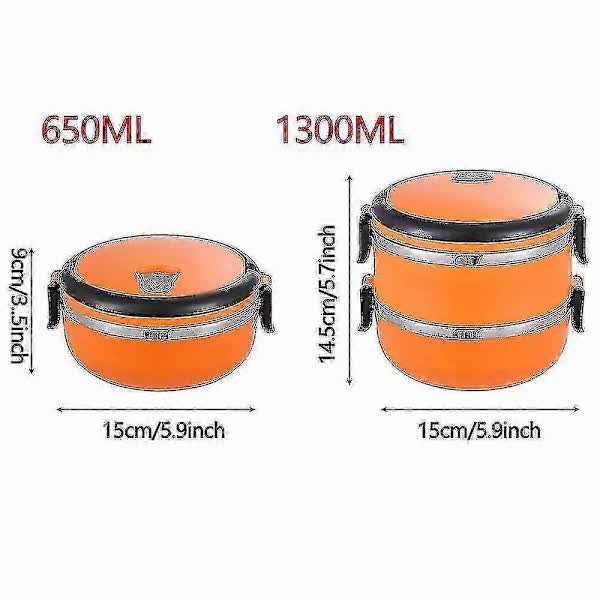 Portable Vacuum Insulated Stainless Steel Food Container Thermos for Travel, Compatible with YUX - Image 5