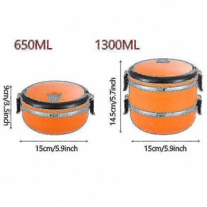 Portable Vacuum Insulated Stainless Steel Food Container Thermos for Travel, Compatible with YUX - Image 5