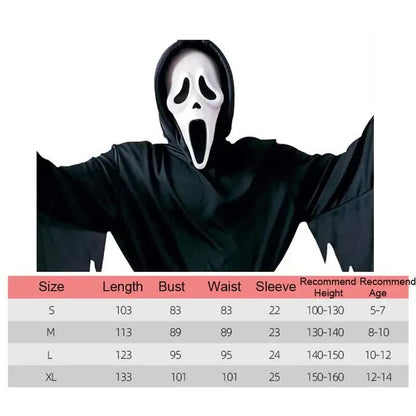 Ghost Face Costume for Kids Halloween Costume XL - Image 5