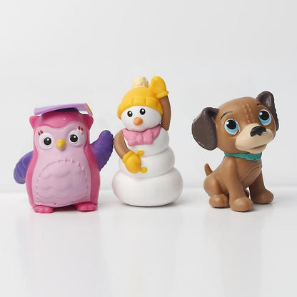 Doc McStuffins Toys 12pcs Set Figures with Lambie Hallie Chilly Dolls Compatible with Disney - Image 3