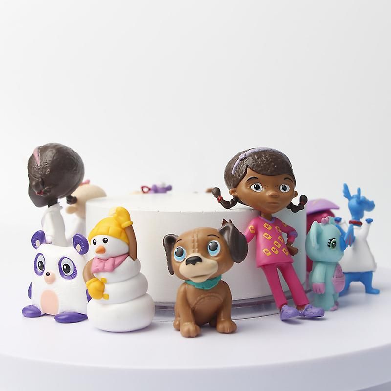 Doc McStuffins Toys 12pcs Set Figures with Lambie Hallie Chilly Dolls Compatible with Disney - Image 5