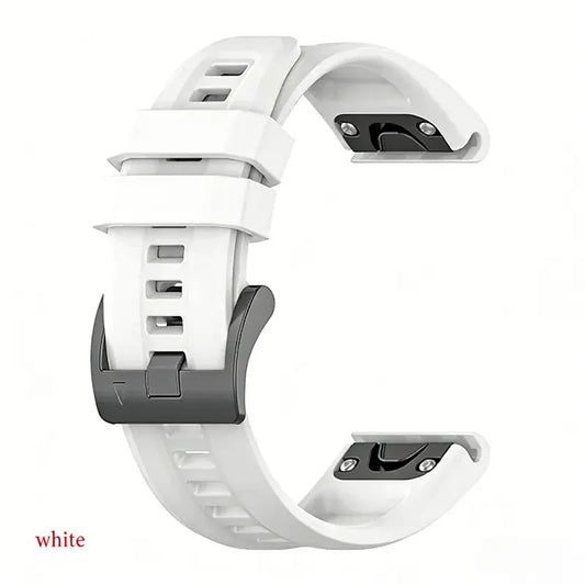 26mm Silicone Strap for Garmin fenix 7X 7 7S 6X 6 Pro 6S 5 5X Plus Smartwatch Bracelet for Garmin Descent mk2i mk3 51mm 12 12 Garmin Fenix 7S