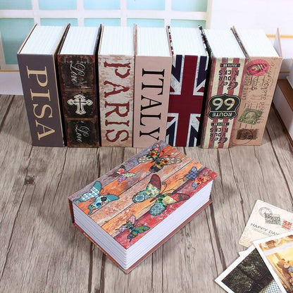 Creative Dictionary Book Safe, Book Shaped Hidden Secret Storage Safe, Secret Hiding Place for Money, Jewelry, Passport (Butterfly) - Image 3