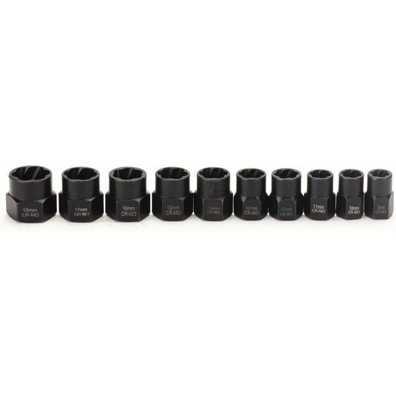 Impact Tool Set 11-Piece 9.5mm Bolt with Toolbox - Image 2