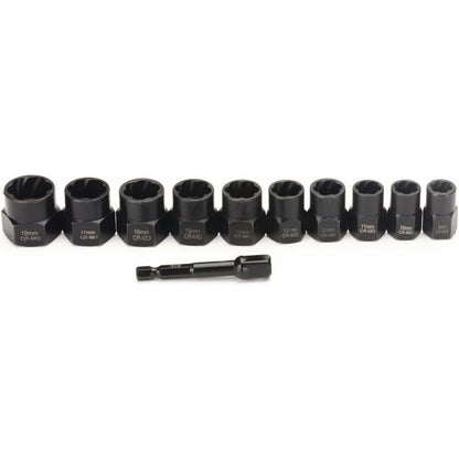 Impact Tool Set 11-Piece 9.5mm Bolt with Toolbox - Image 3