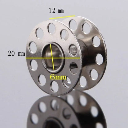 Metal Bobbins with Case for Standard Household Sewing Machine Brother Singer Bernina Pfaff Elna Babylock Kenmore Juki..DEBUNS - Image 2