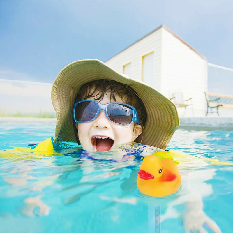 Floating Duck Style Pool Thermometer with String for Outdoor Indoor Pools Hot Tubs Spas - Image 2